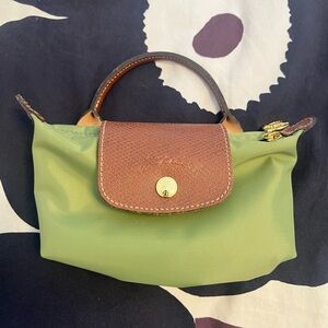 Green and Brown Women's Handbag